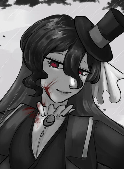 Monochrome headshot