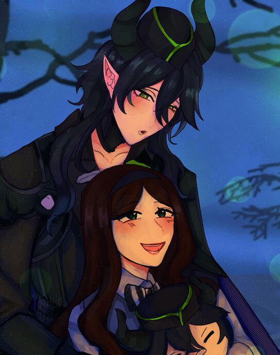 Malleus x Ellis (Friends OCs)